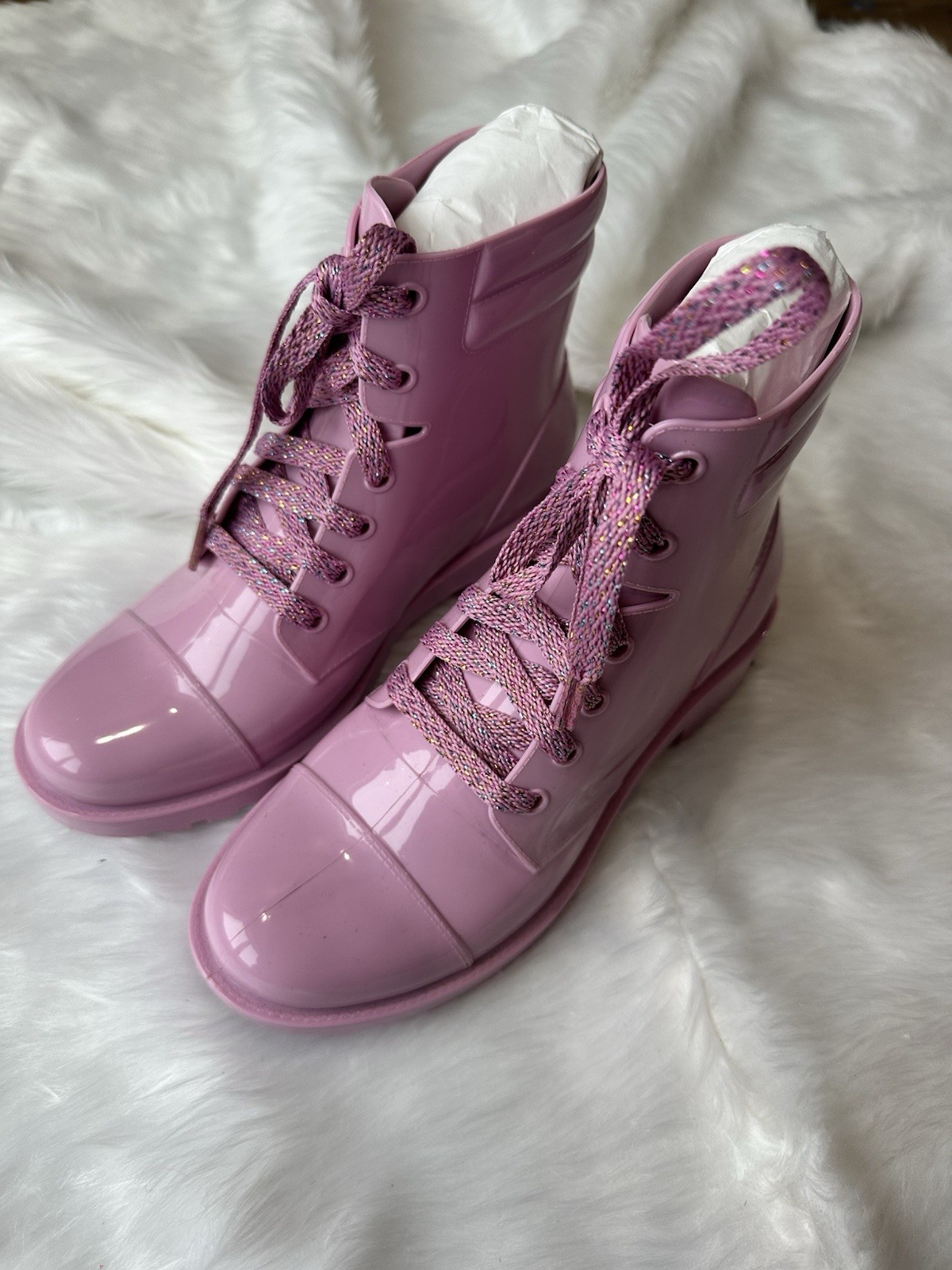 Petite Jolie Light Pink Big Girls Boots Size 2-3