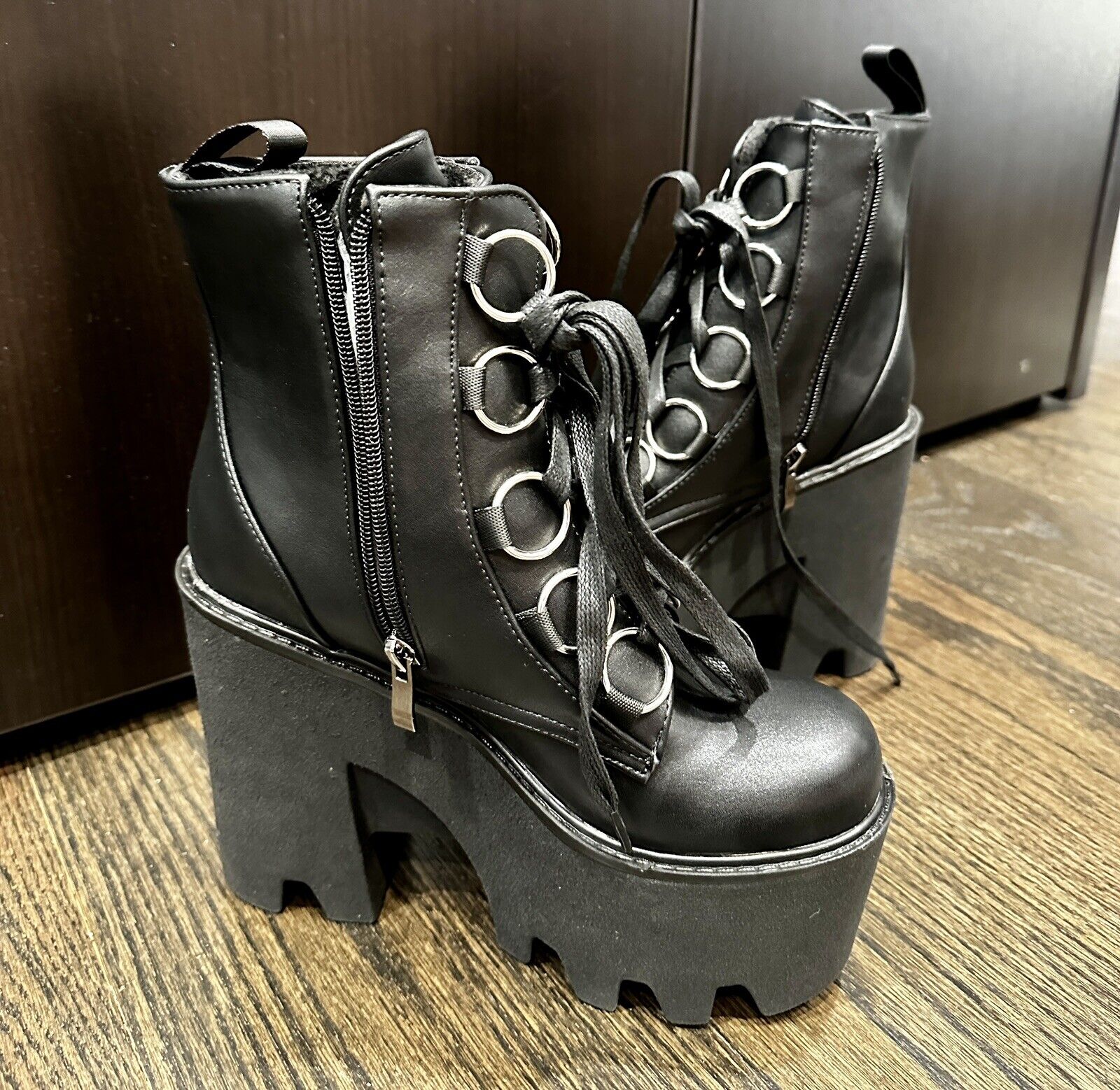 boots platform fashion women