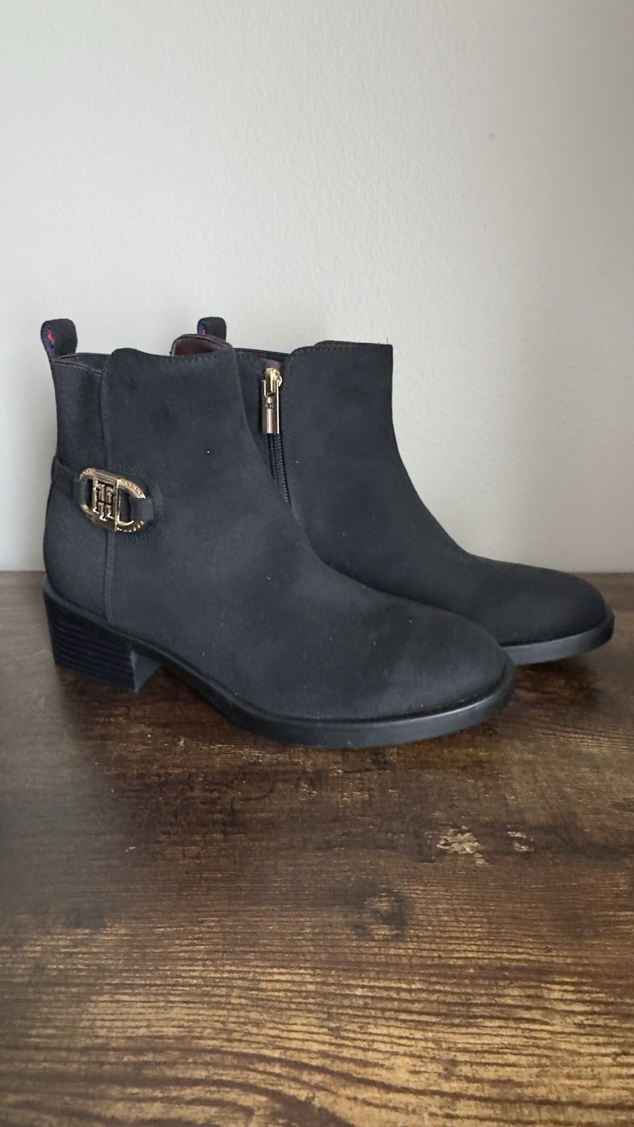 Women Boots Tommy Hilfiger Size 5,5M Black