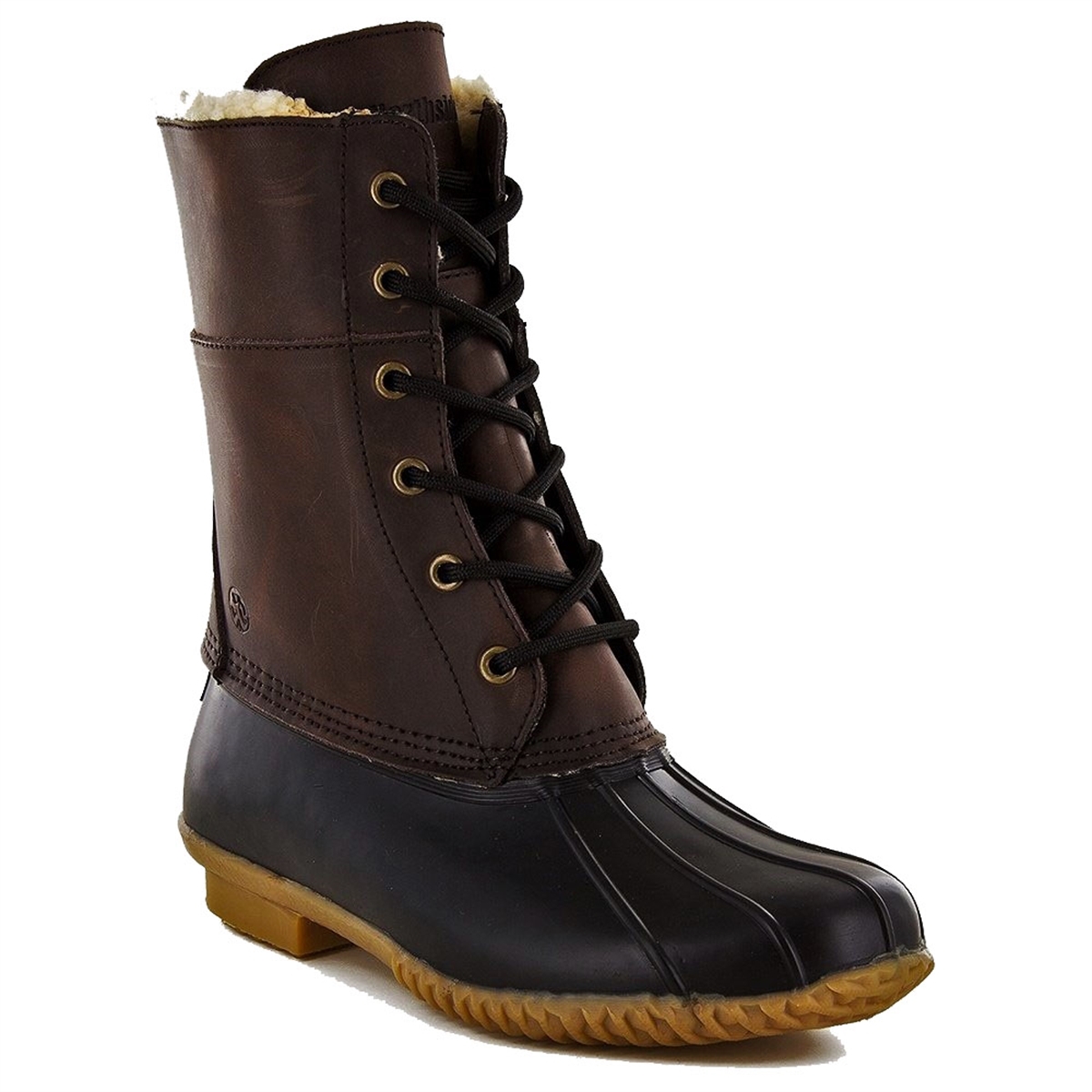 Northside Women Winter Boots Carrington Waterproof Duck Boot Dark Brown