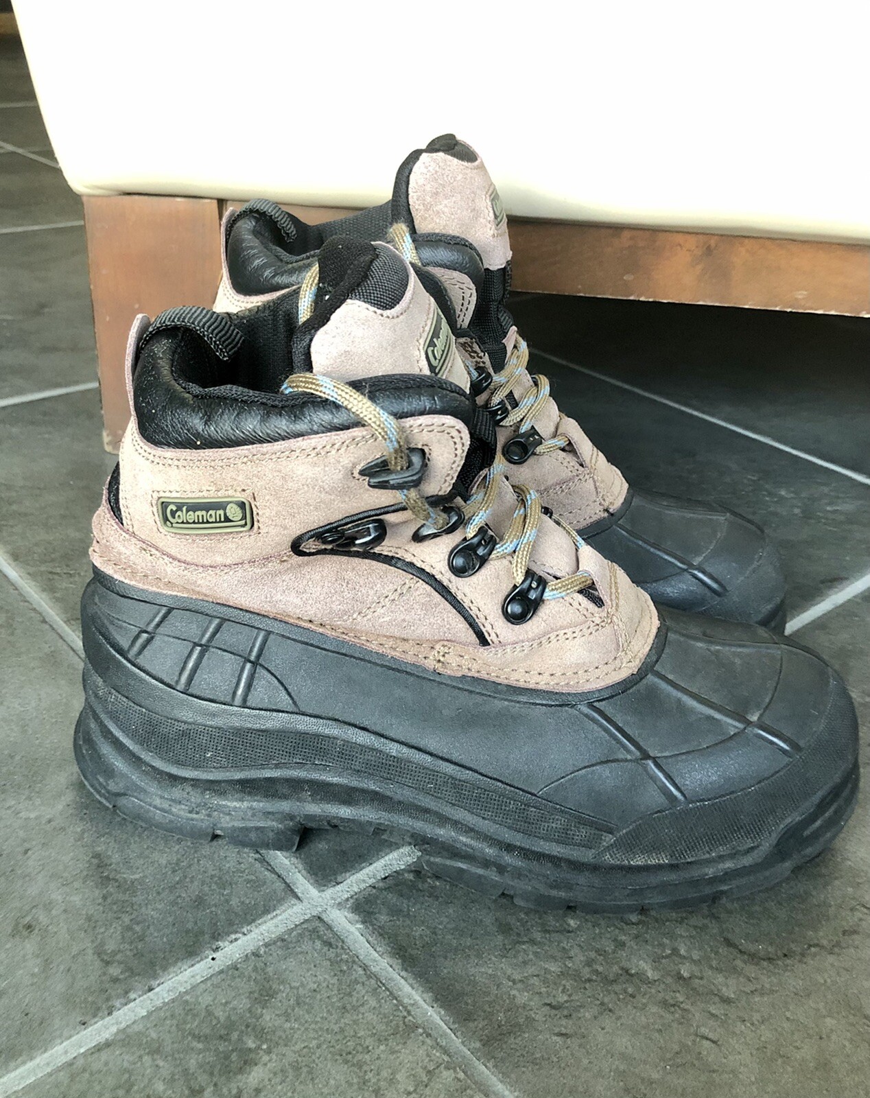 COLEMAN Women Winter Boots Sz 8 BrownBlack Thinsulate Glacier -W (Read)