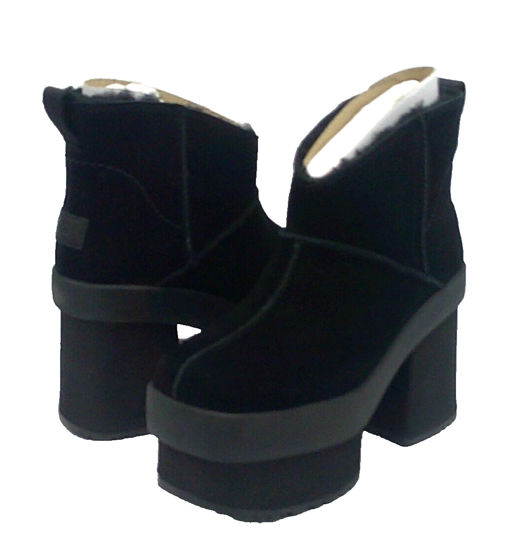 UGG NEW HEIGHTS PLATFORM MINI WOMEN BOOTS BLACK US 10 /UK 8 /EU 41