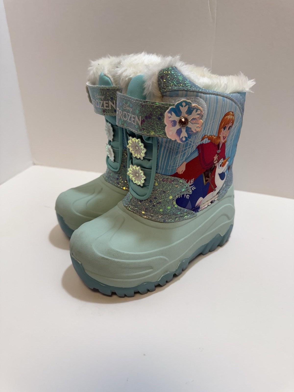 Girls’ Disney Frozen Boots Size 10 Waterproof Shearling Winter Toddler