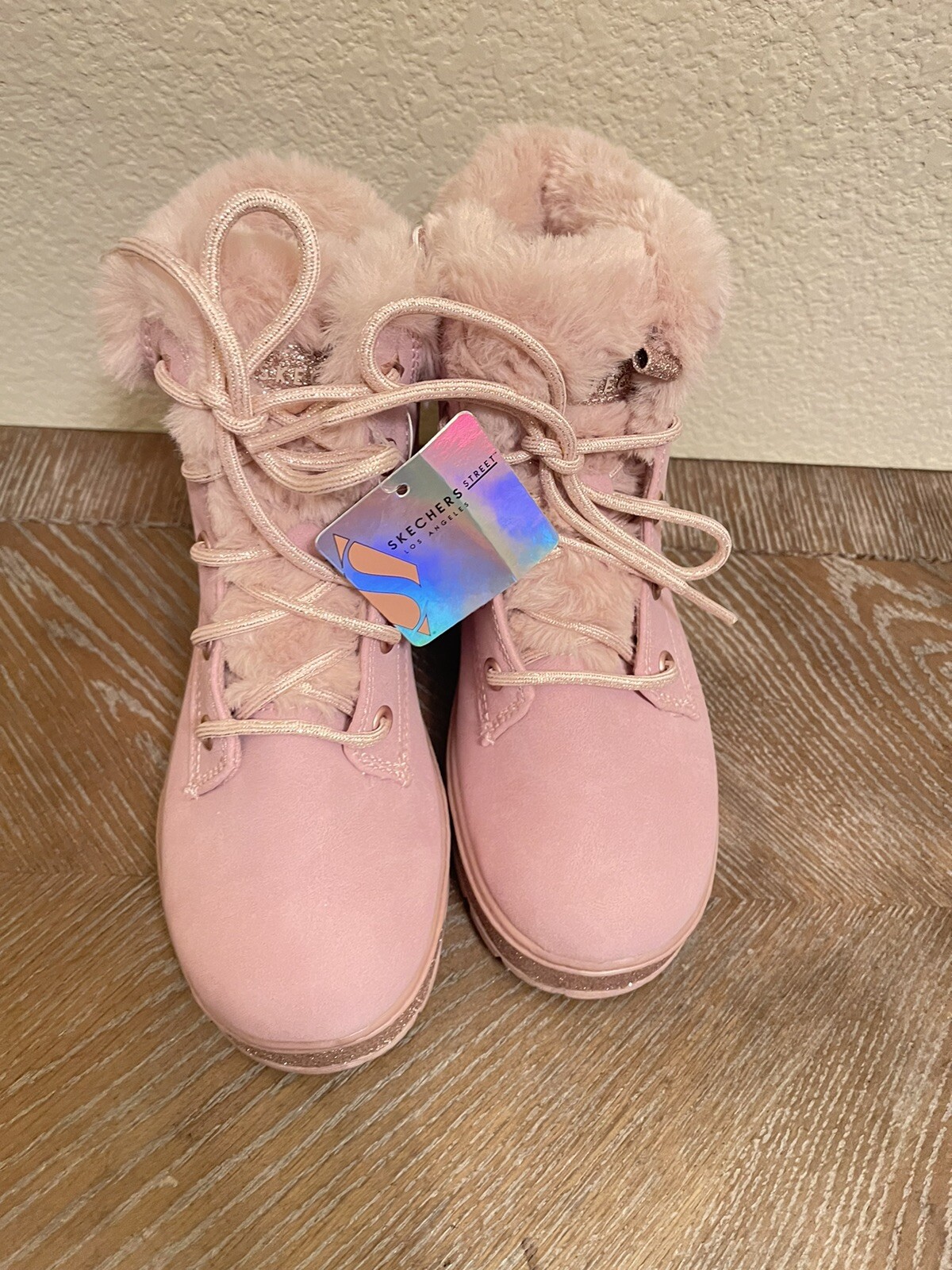 Girls Boots SKECHERS KIDS Size 1 Pink New