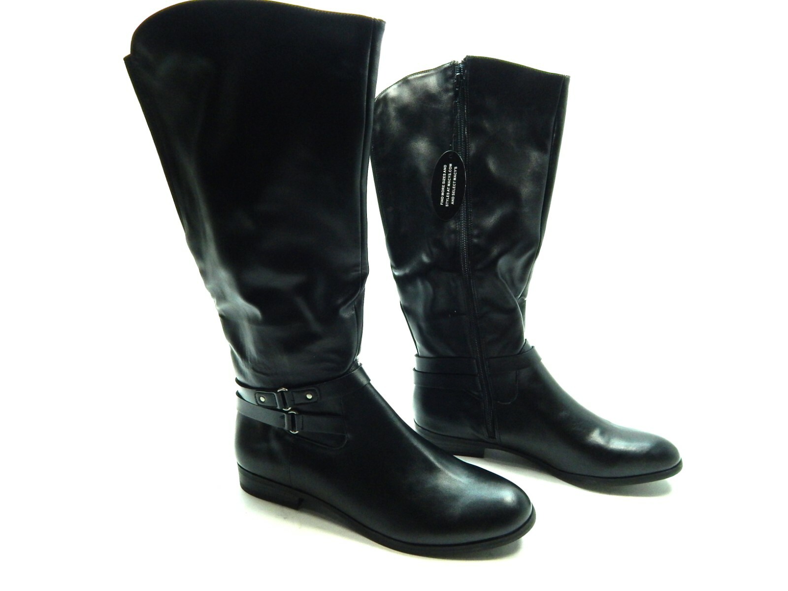 STYLE & CO BLACK KINDELLP CLOSED TOE WOMEN BOOTS SIZE 8