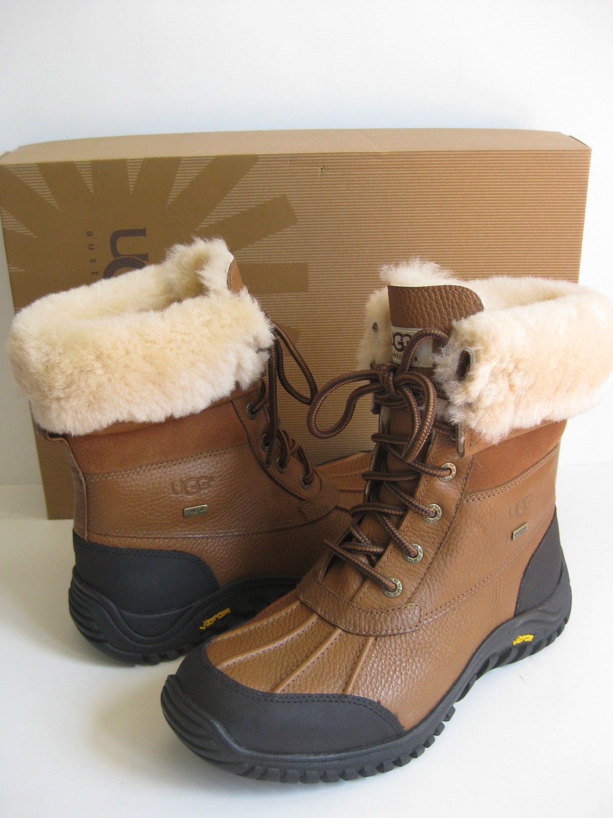 UGG ADIRONDACK II WOMEN WINTER BOOTS LEATHER OTTER US 5.5 / UK 4 /EU 36.5 /JP225