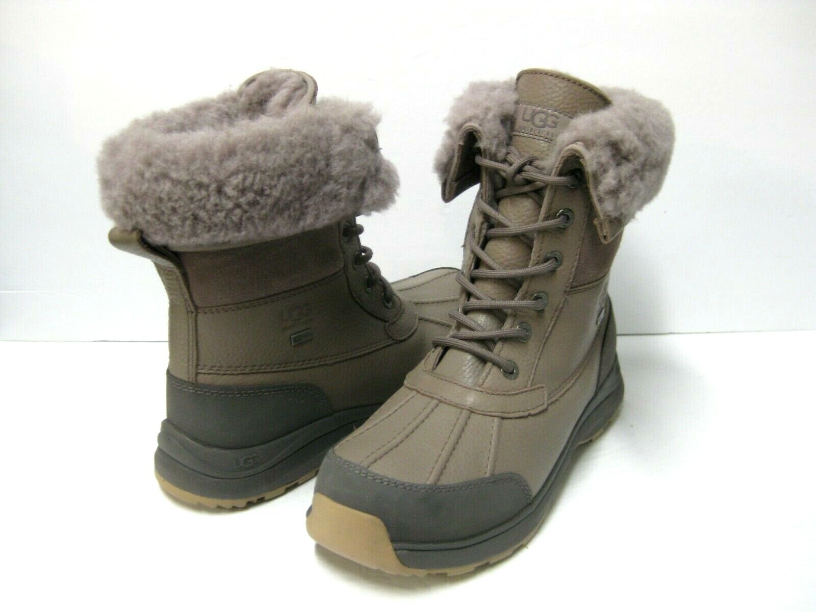 UGG ADIRONDACK III WOMEN WINTER BOOTS LEATHER STORMY GREY US 8 /UK 6 /EU 39