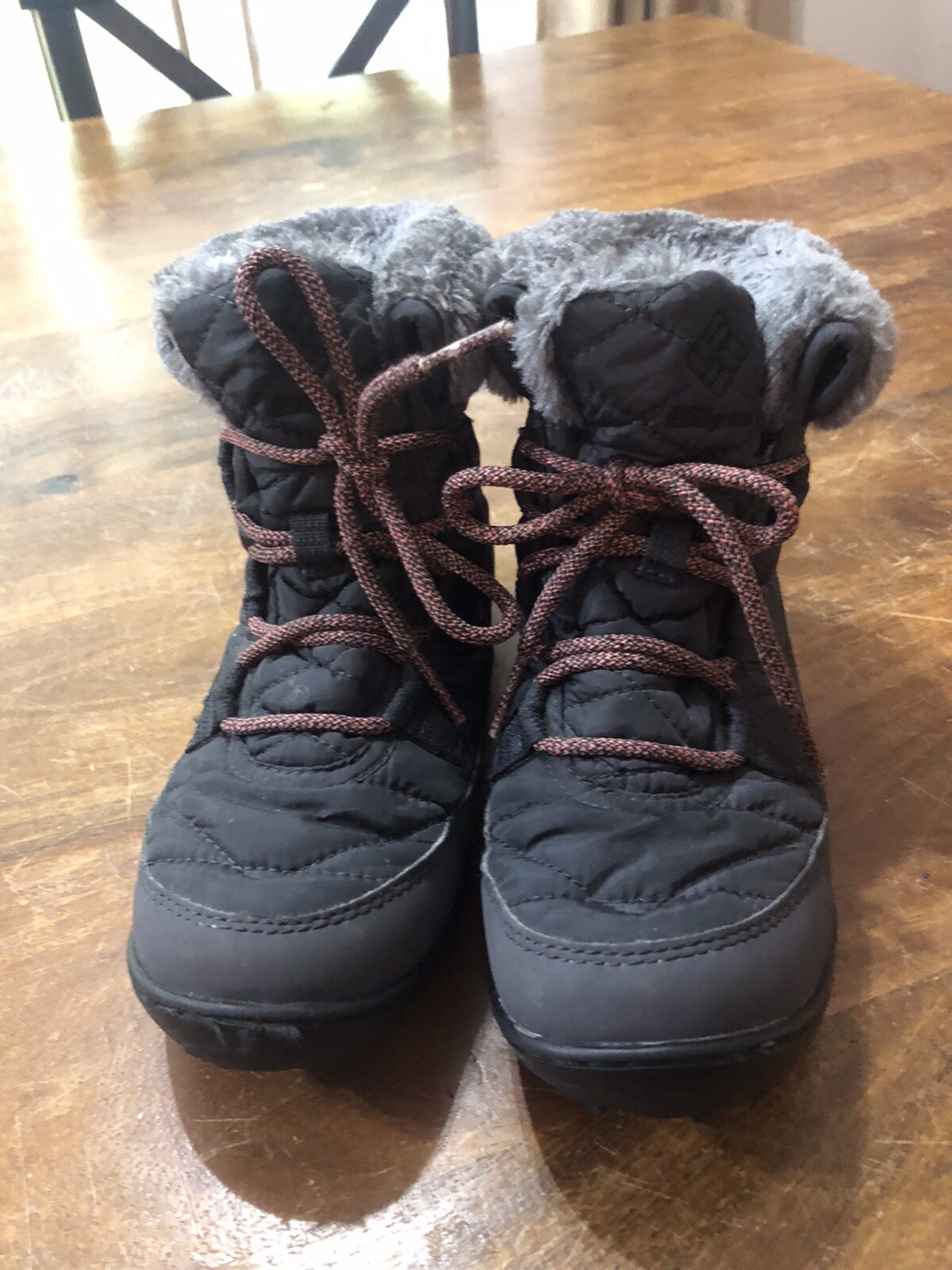 Columbia Omni Heat Waterproof Girls Winter Boots Sz 2