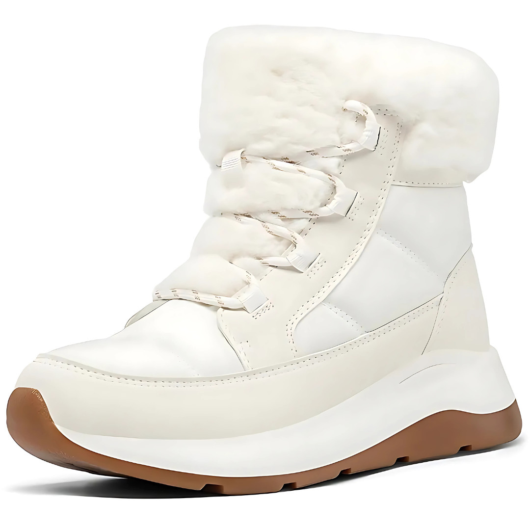 Women Snow Boots – Waterproof Winter Ankle Boots Women, Faux Fur Lined, Size 10