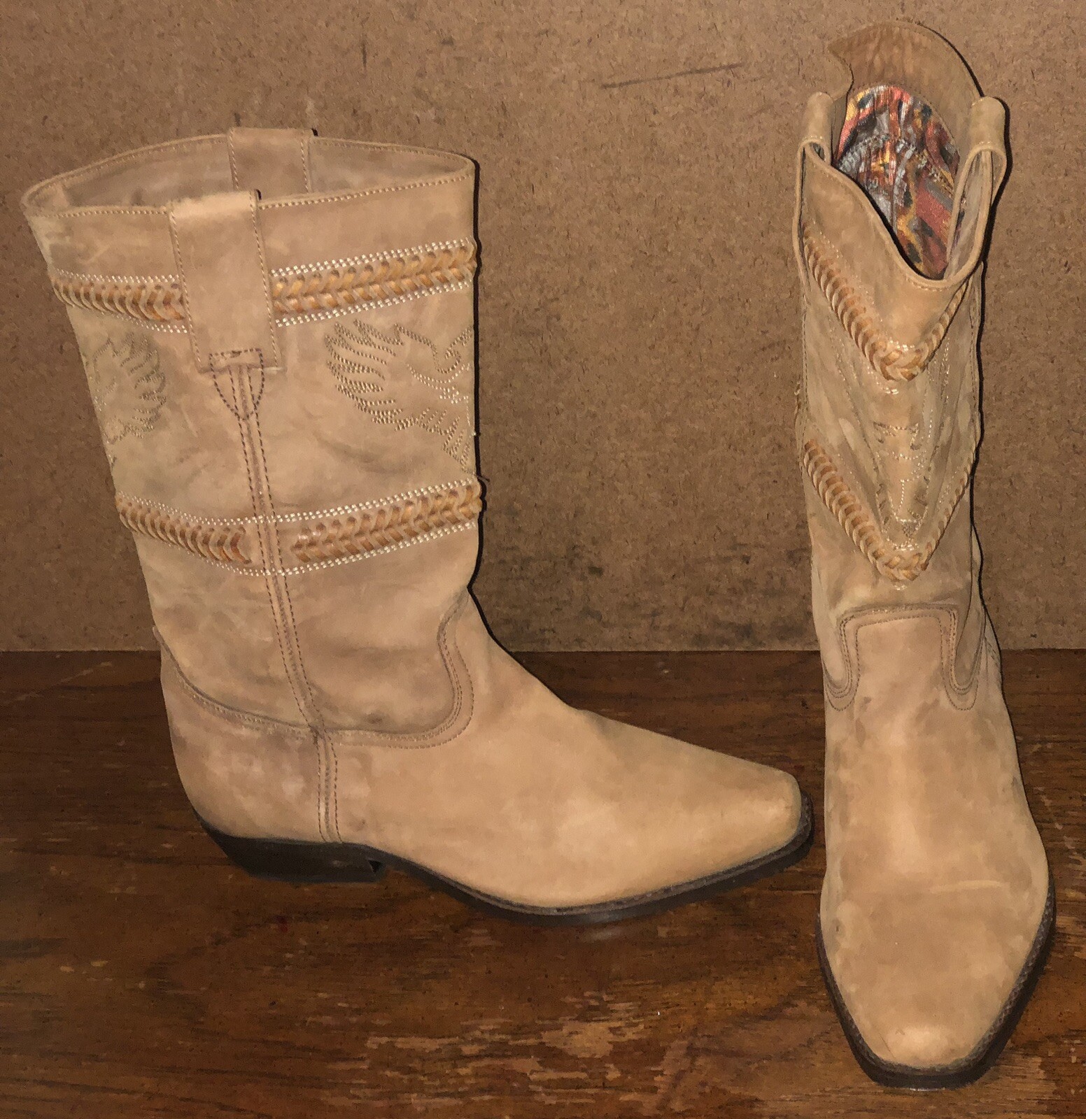 Dingo Walk The Walk Size 6 Tan Leather Women Boots