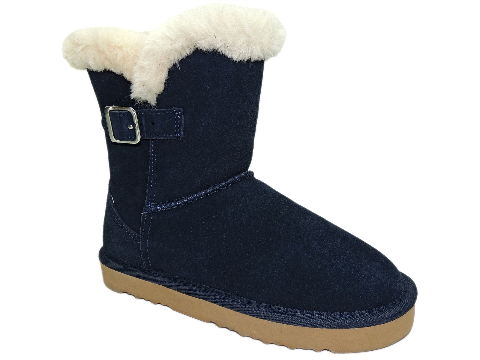 Style&co. Women’s Tiny 2 Winter Booties Navy Suede Size 5 M