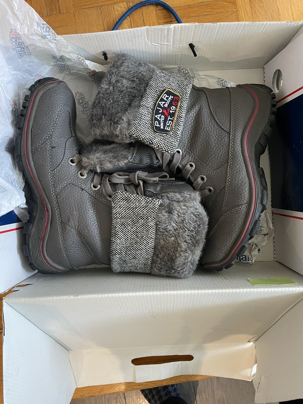 Pajar Women Winter Boots Waterproof Alive Native Gray Size 7 (Worn Once)