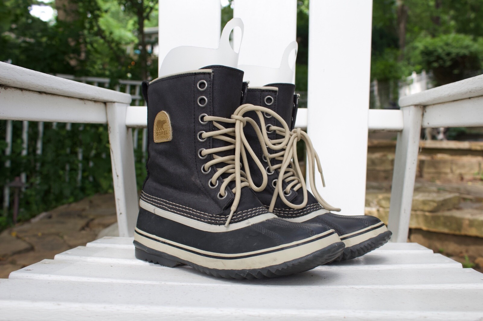 Sorel 1964 Premium Leather Rubber Laced Snow Boots Waterproof Women’s 8