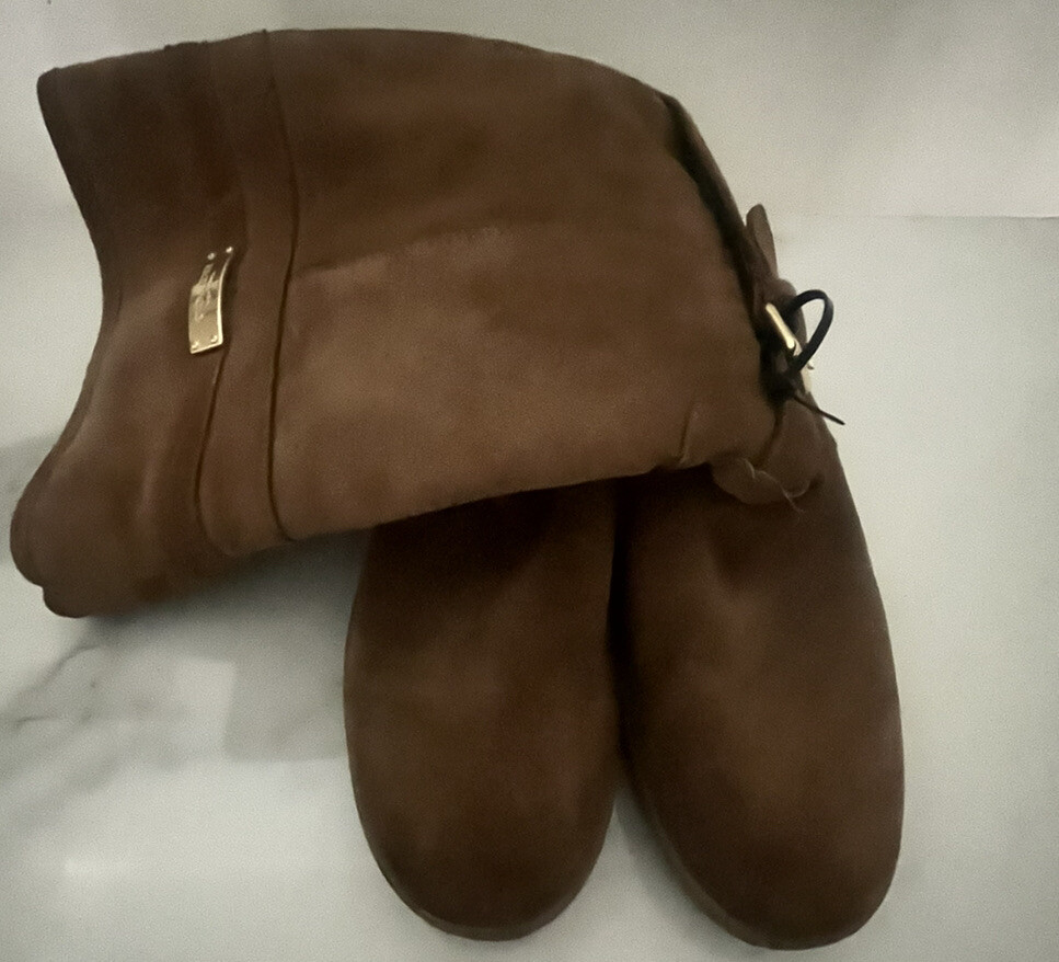 ✨COACH  Brown   Suede Women   Winter Boots Size 9 B