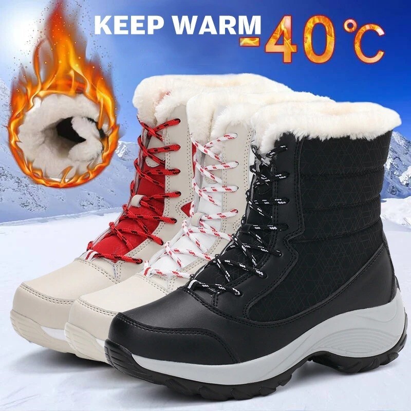 Women Winter Shoes Waterproof snow Boots