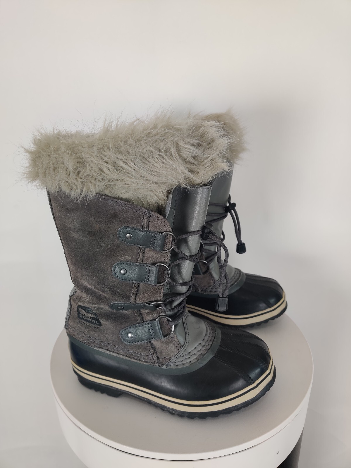 Sorel Youth Shoes Boots Winter waterproof Gray Sz 2