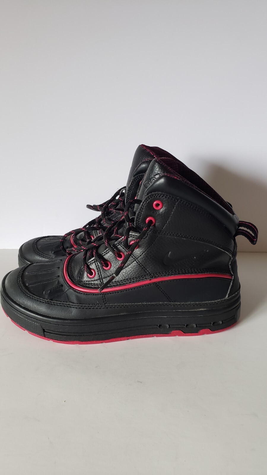 Nike ACG Woodside 2 High GS 524876 001 Women Winter Boots Waterproof Black/ Pink