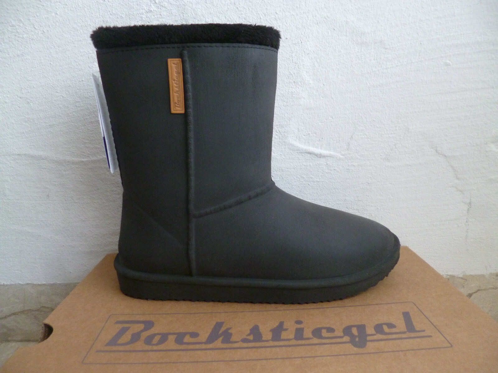 Bockstiegel Women Boots Winter Slip-On Boots Black NEW!!