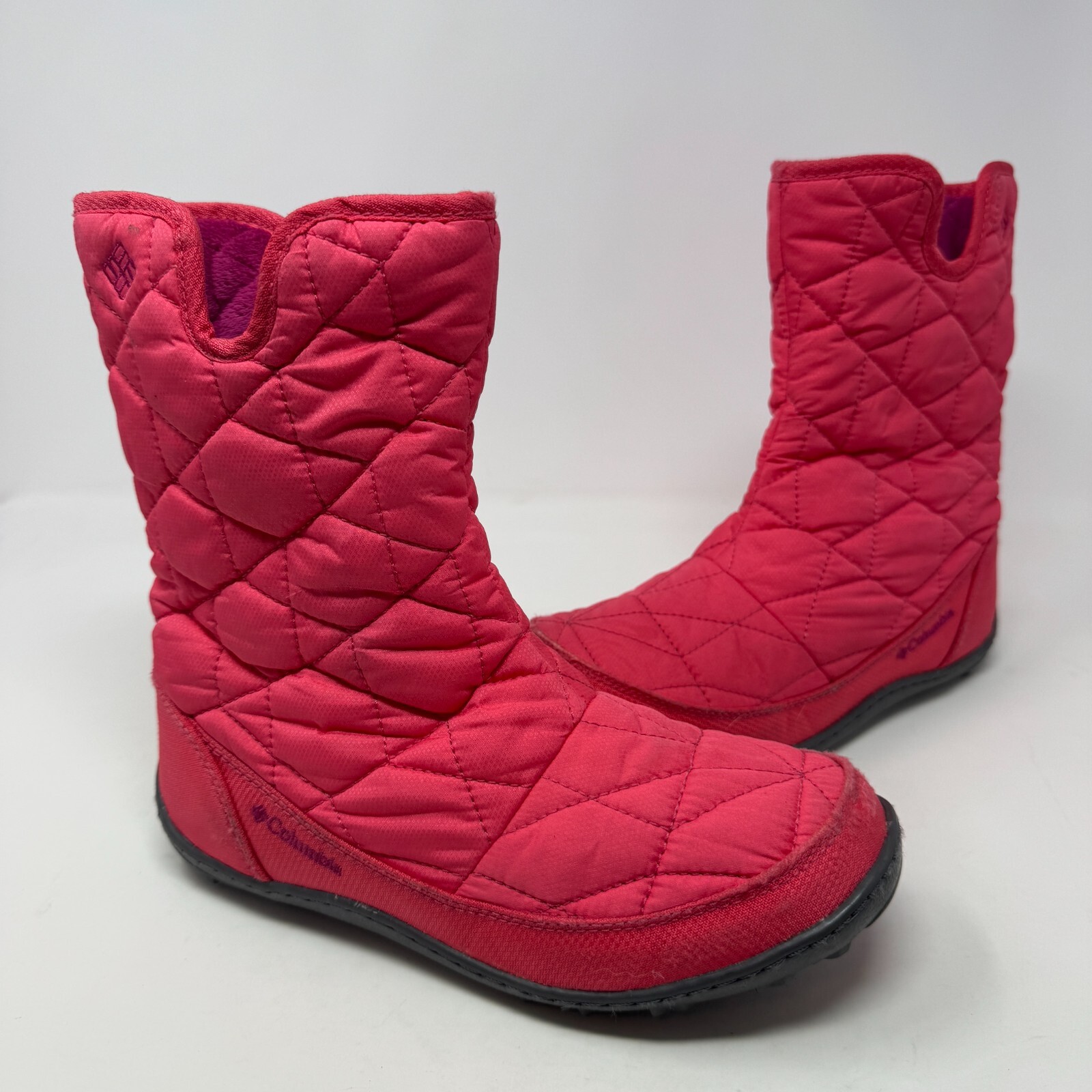 Columbia Minx Mid Waterproof Winter Pink Shoes Youth Girls Boots Size 5