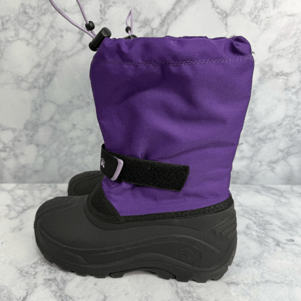Kamik Big Girls Boots sz 3 Snow Insulated Waterproof  #K778