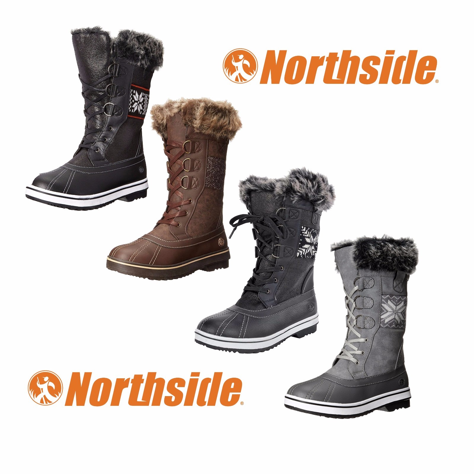 Northside Women Water-Resistant Bishop Snow Insulated Winter Boots NEW