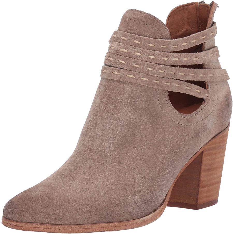 NIB – Frye Naomi Pickstitch Shootie Leather Women Boots ash