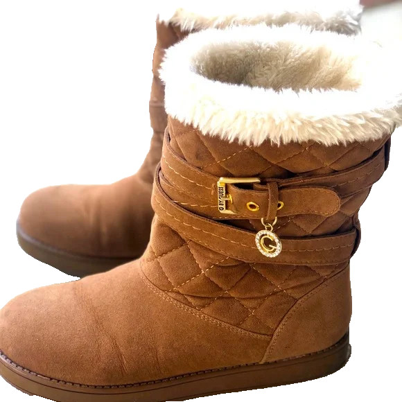 G by GUESS Azzie Faux Fur Lined Women winter boots size 6 New no box