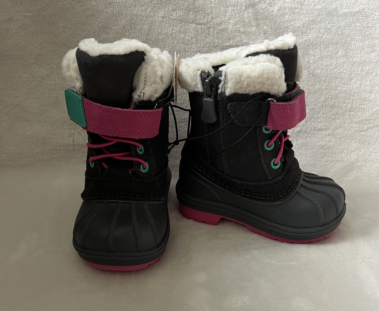 Cat & Jack Winter Boots Toddler Girls Sz 5 Journey Waterproof Gray