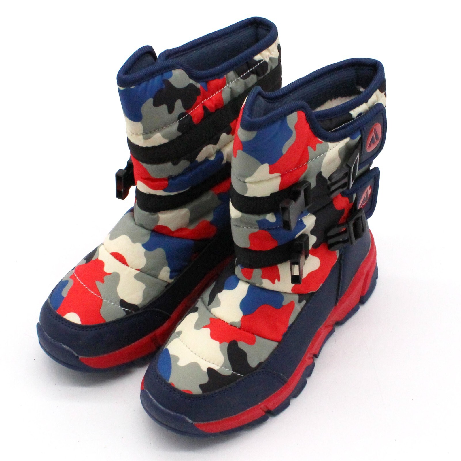 Mishansha Snow Boot Shoes Easy On Waterproof Camouflage Slip On Kids Size 2