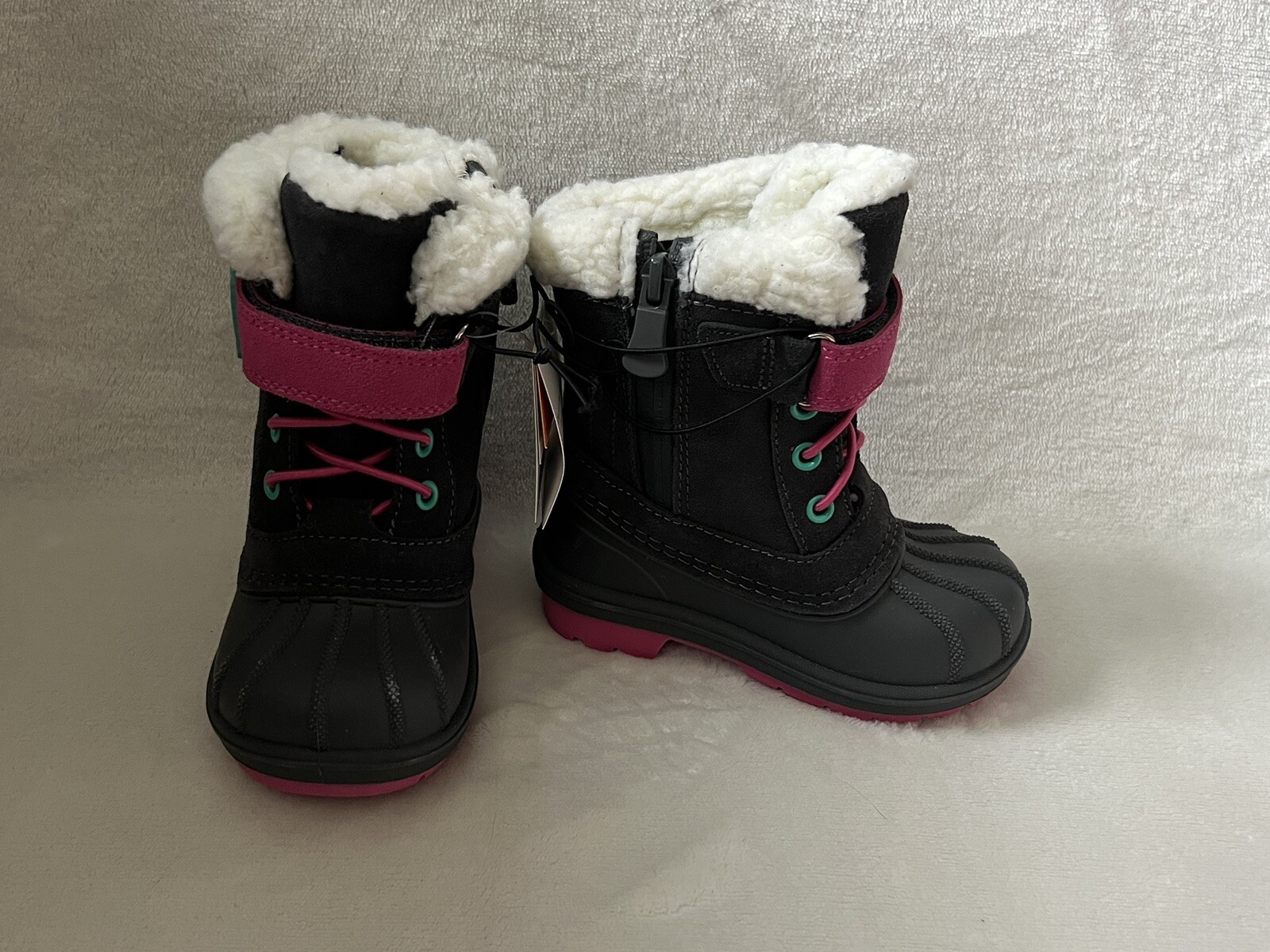 Cat & Jack Winter Boots Toddler Girls Sz 6 Journey Waterproof Gray