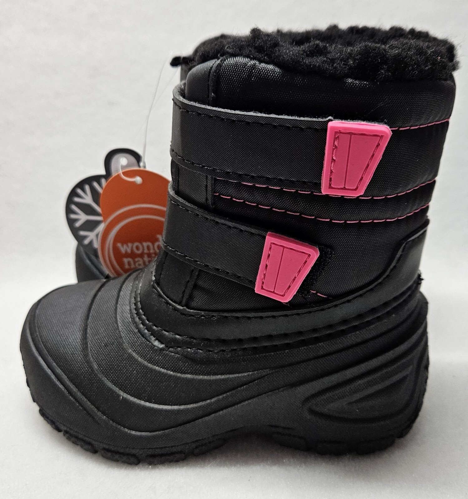Wonder Nation Toddler Girls’ Winter Boots Temp Rated -5F Degrees, Size 6/New