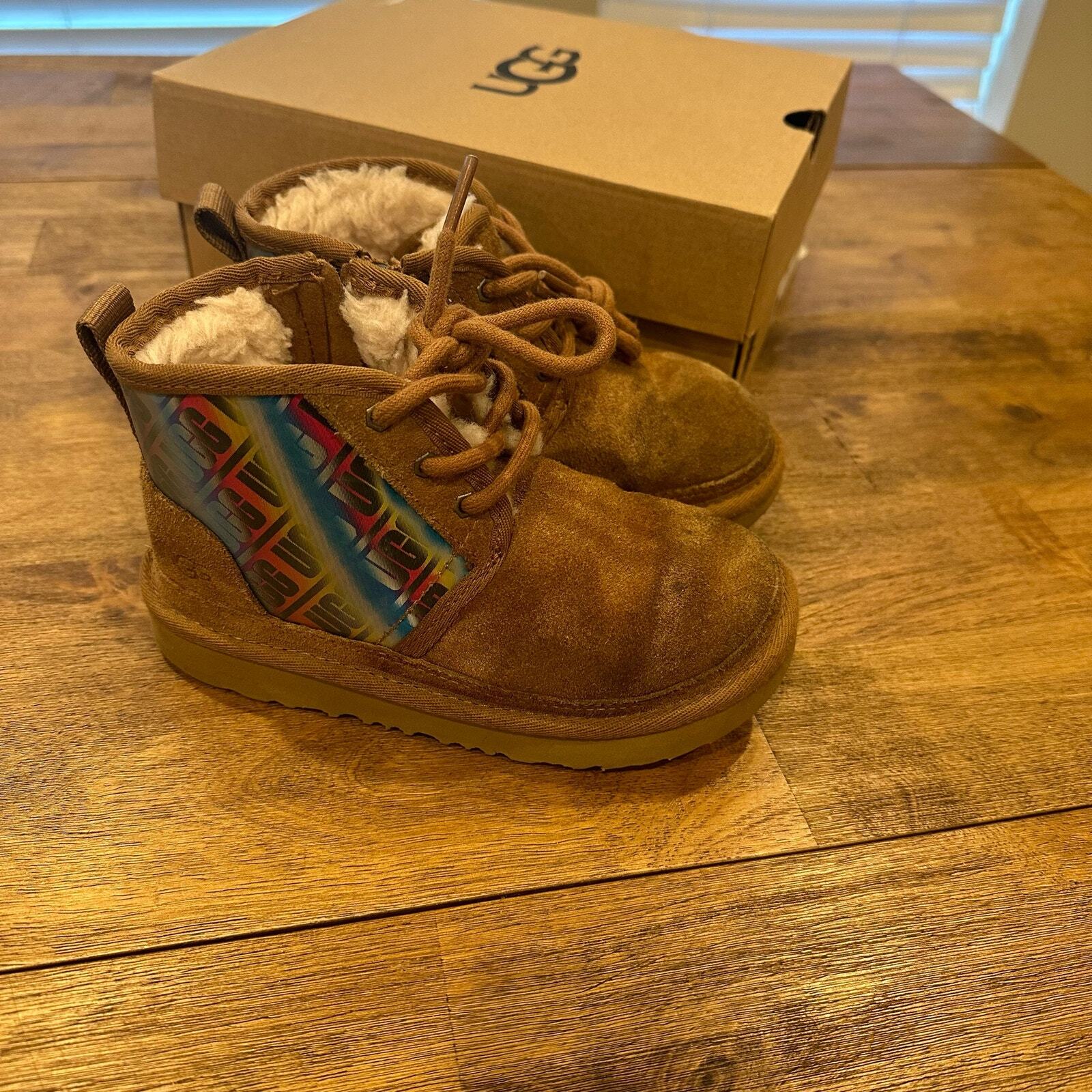 Ugg Kids Girls Winter Boots Neumel Chromatic Size 11