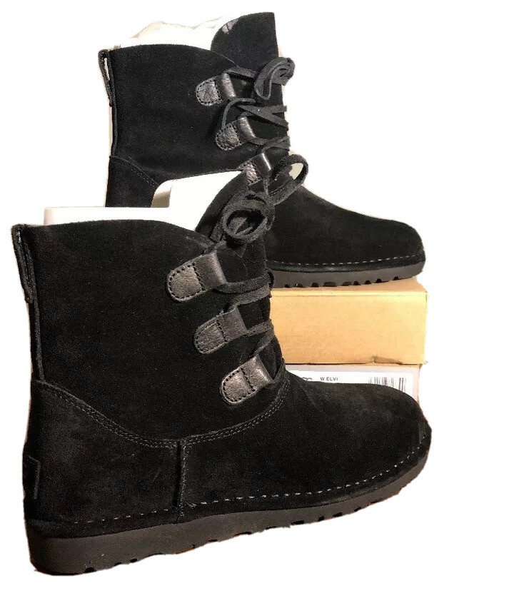 Ugg Elvi Women Boots Black Size 5 NEW* 100% AUTHENTIC With Box 1017534.