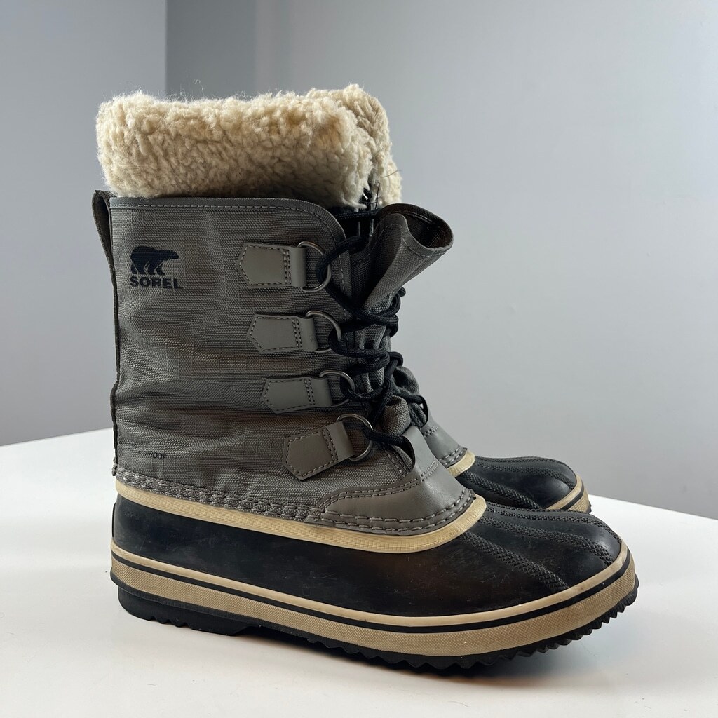 Sorel Carnival waterproof women winter boots size 7.5 quarry black