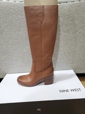 Nine West Dark Natural 120 Hecee Women Boots Size 7.5 M New!