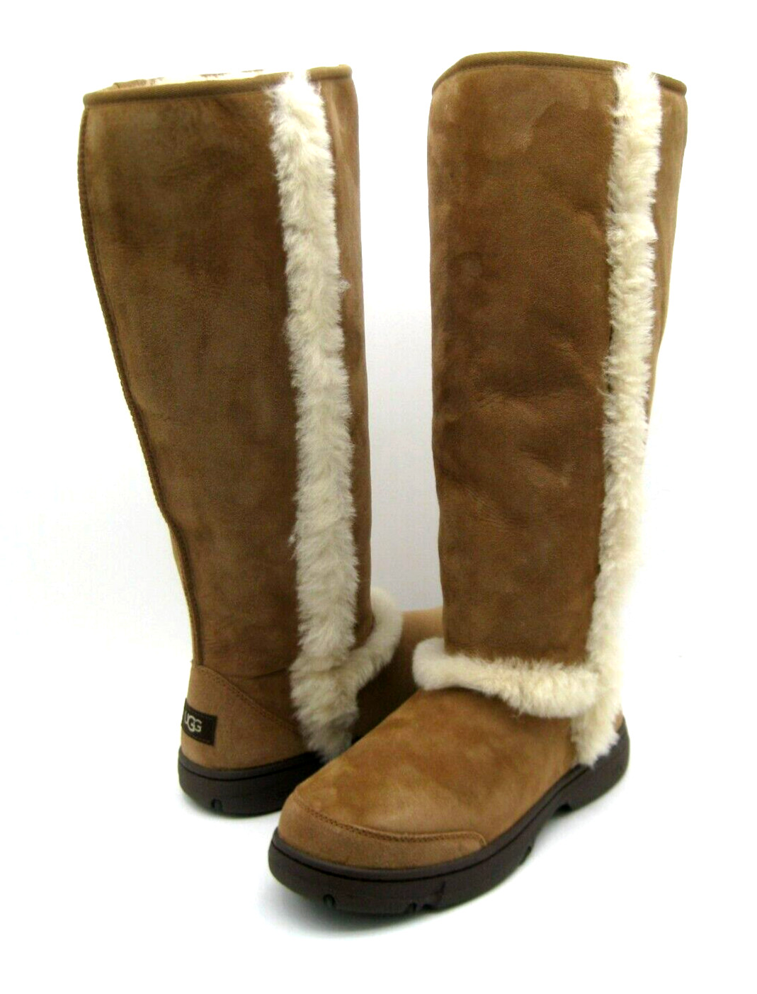 UGG SUNBURST EXTRA TALL WOMEN BOOTS SUEDE CHESTNUT US 8 /UK 6 /EU 39