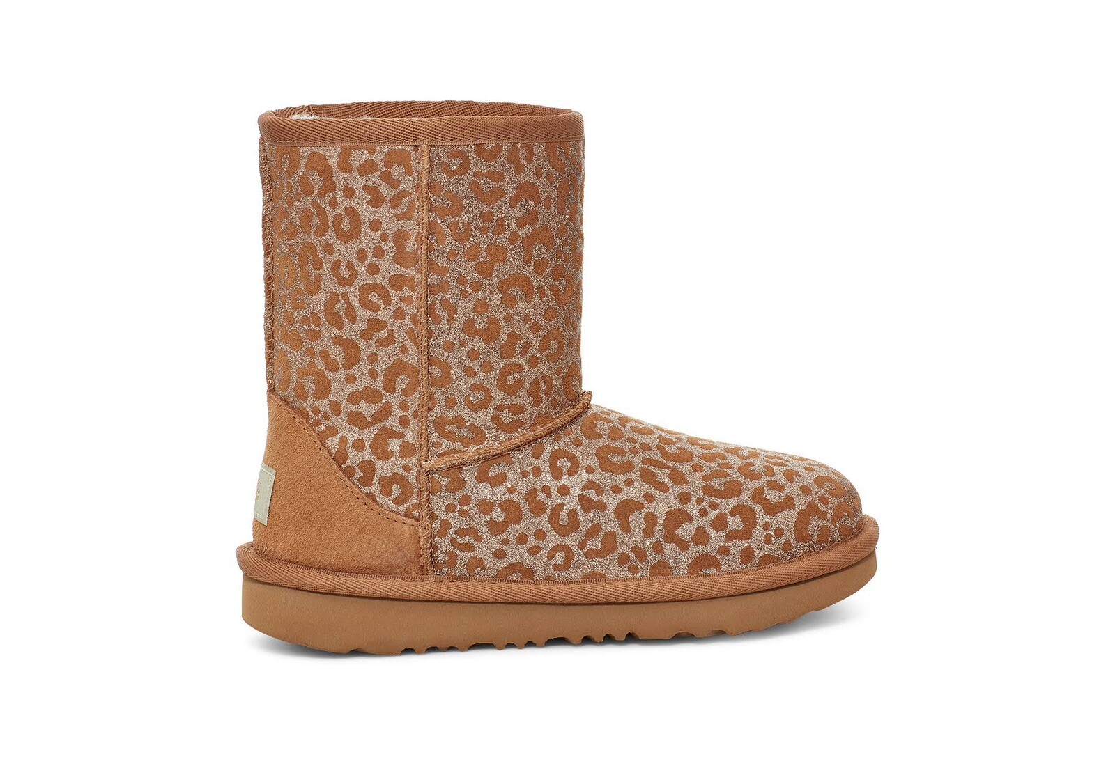 UGG Classic 2 Glitter Leopard Comfort Winter Boots – Girls sz3