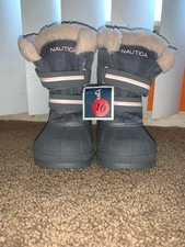 Nautica Girls Winter Boots Size 10c