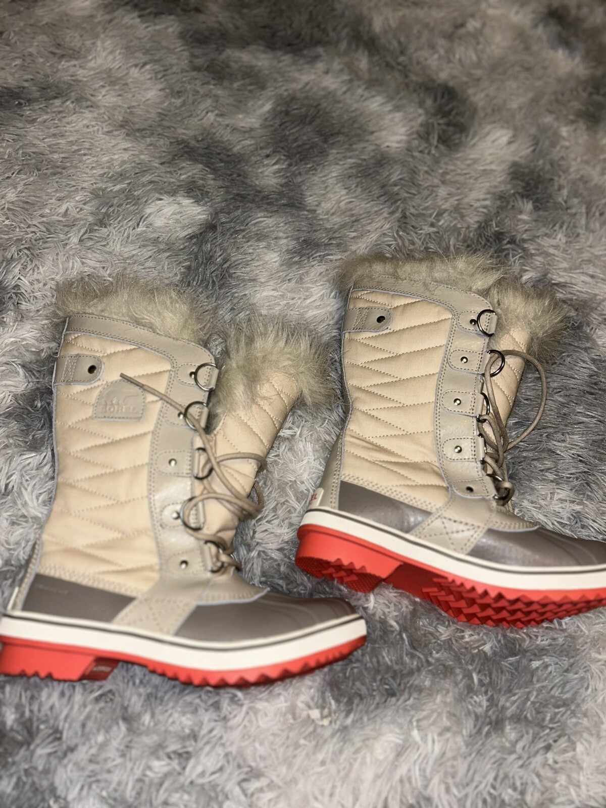 Sorel Tofino II Youth Girls Winter Boots Waterproof Snow Fur Trim