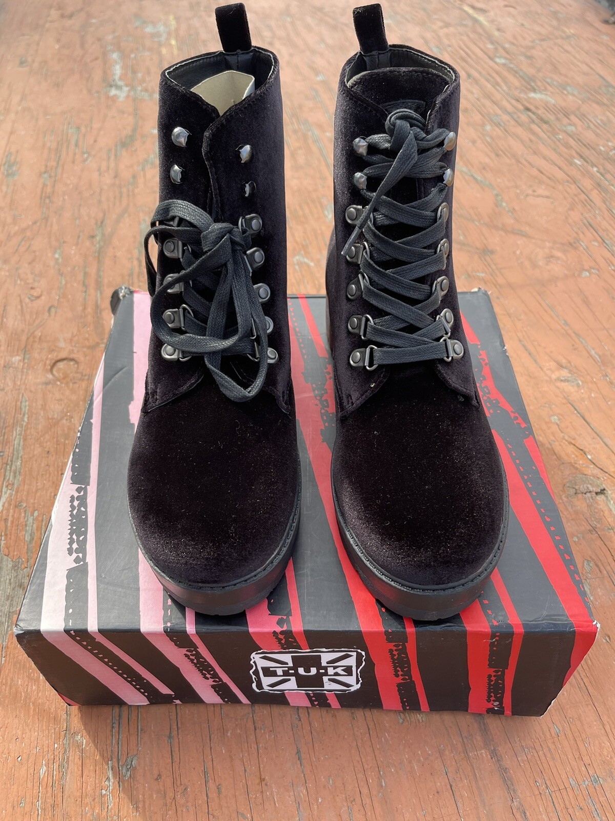 Velvet women boots TUK  Size 11