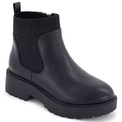 NIB Marc Fisher Kids Heidi Chelsea Boots Black rhinestone Ankle Booties Sz 5