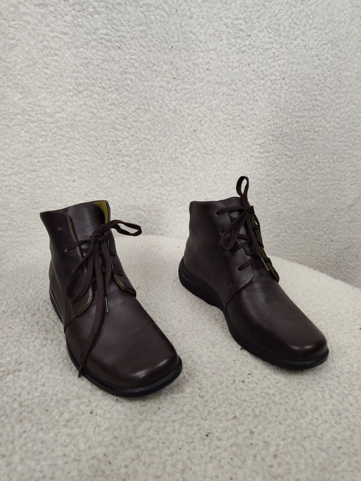 Rockport Women Boots 6M Maroon Leather Lace Up Casual Comfort Ankle Bootie Shoes