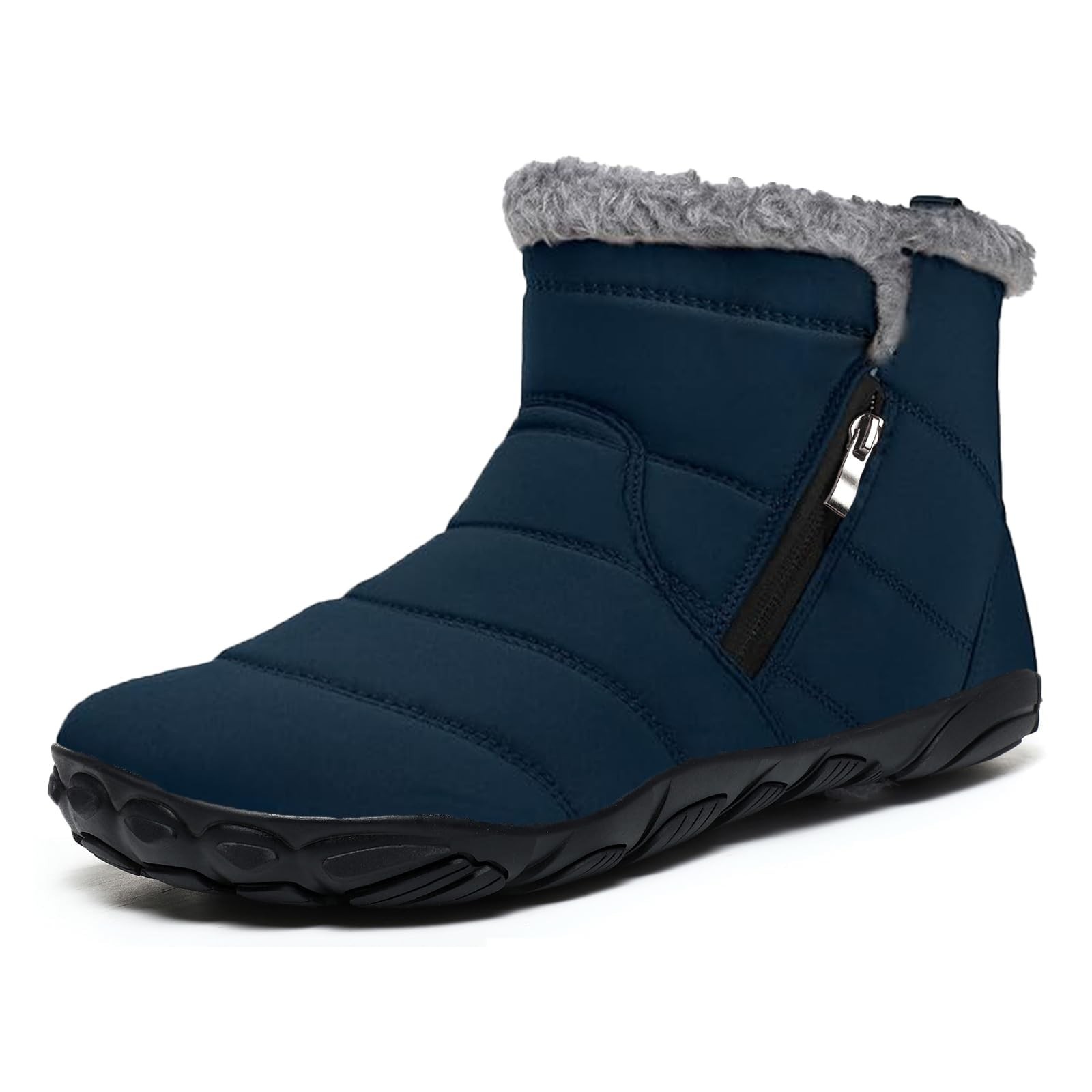 Barefoot shoes men women winter boots winter shoes snow boots, blue EUR 44