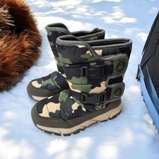 Mishansha Kids Snow Boots Camouflage Size US 12.5 , EU 30
