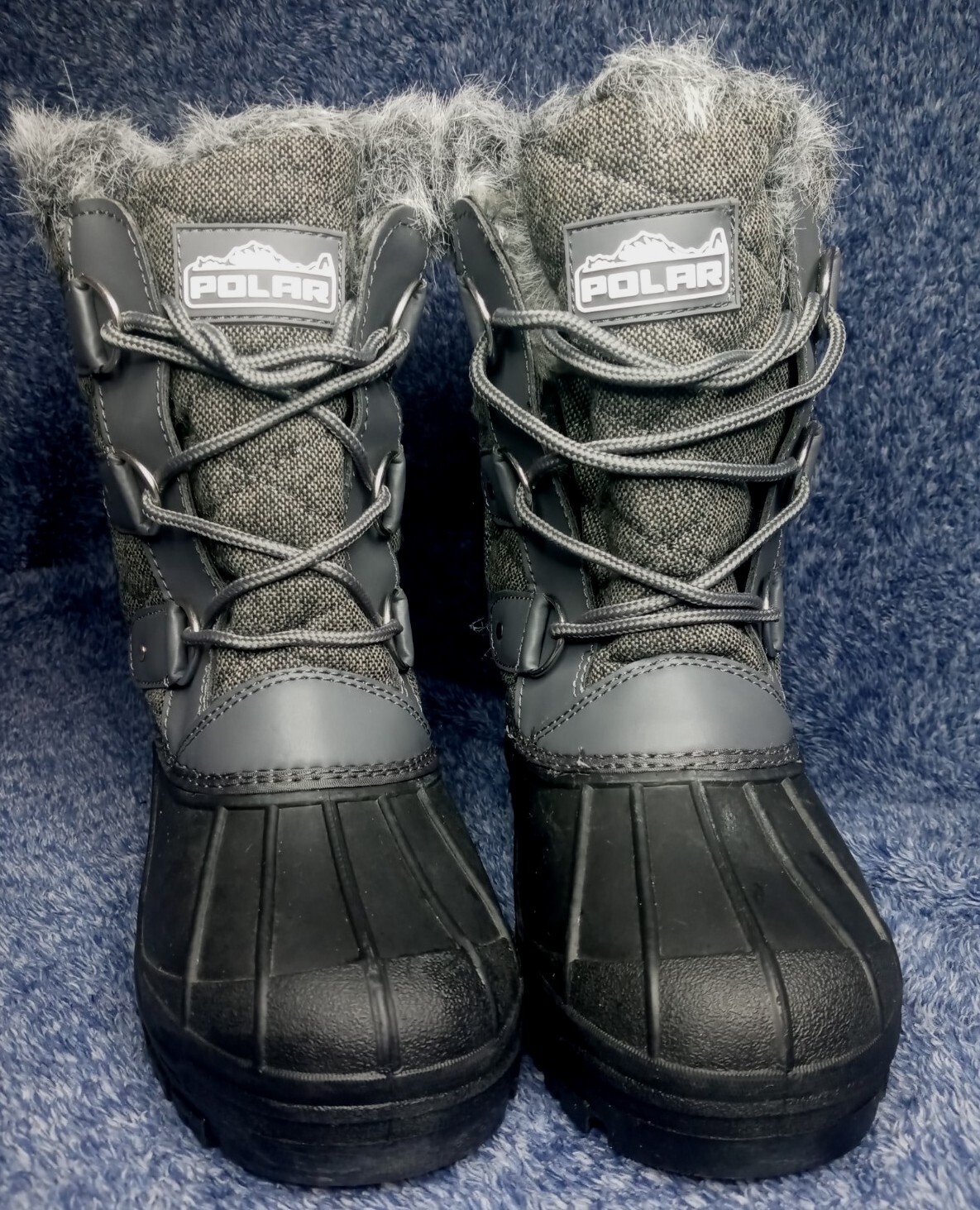 Girls Boots With Fuax Fur