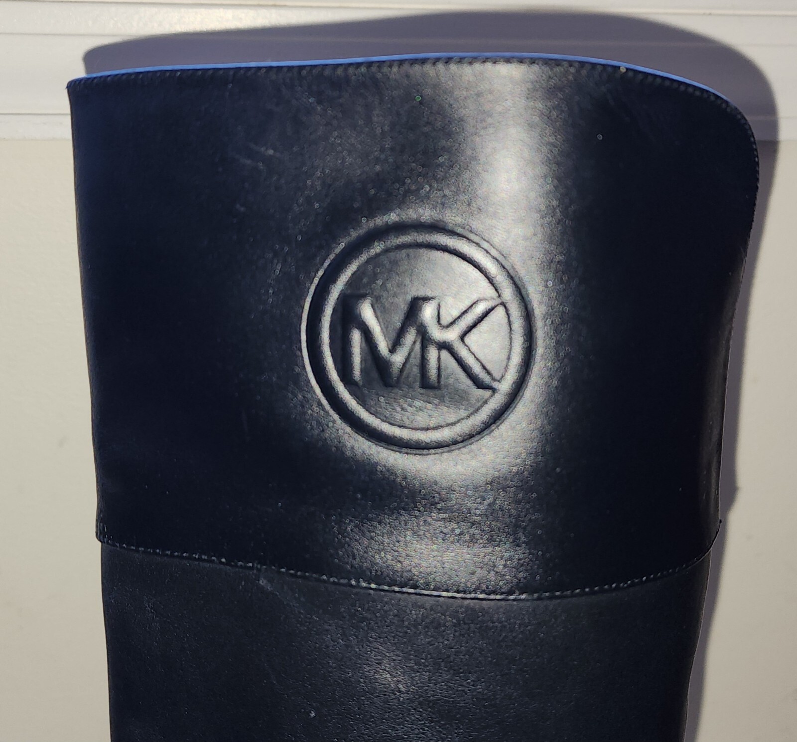 Michael Kors Dylan Women Boots Size 7.5M Knee High Black Leather