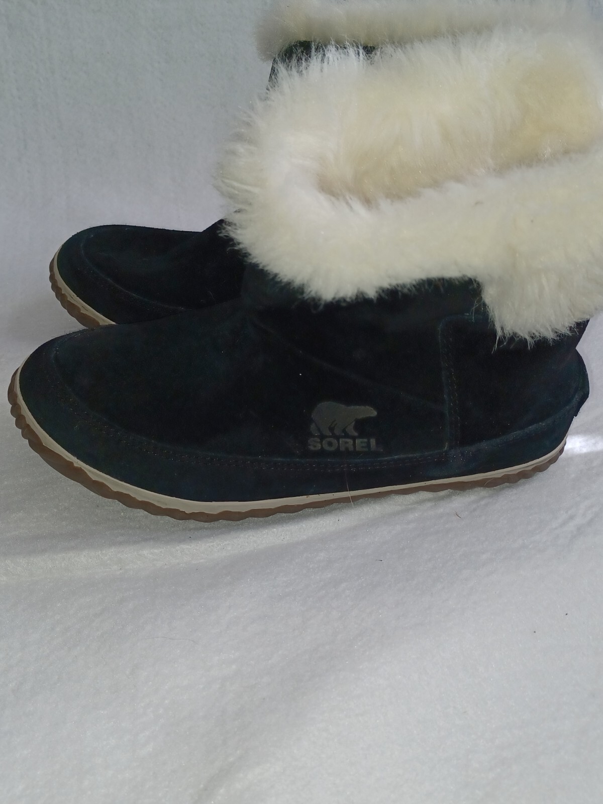 Sorel Women Boots Black Out and About Bootie Fur 11.0 NL-3073-011 Size 7