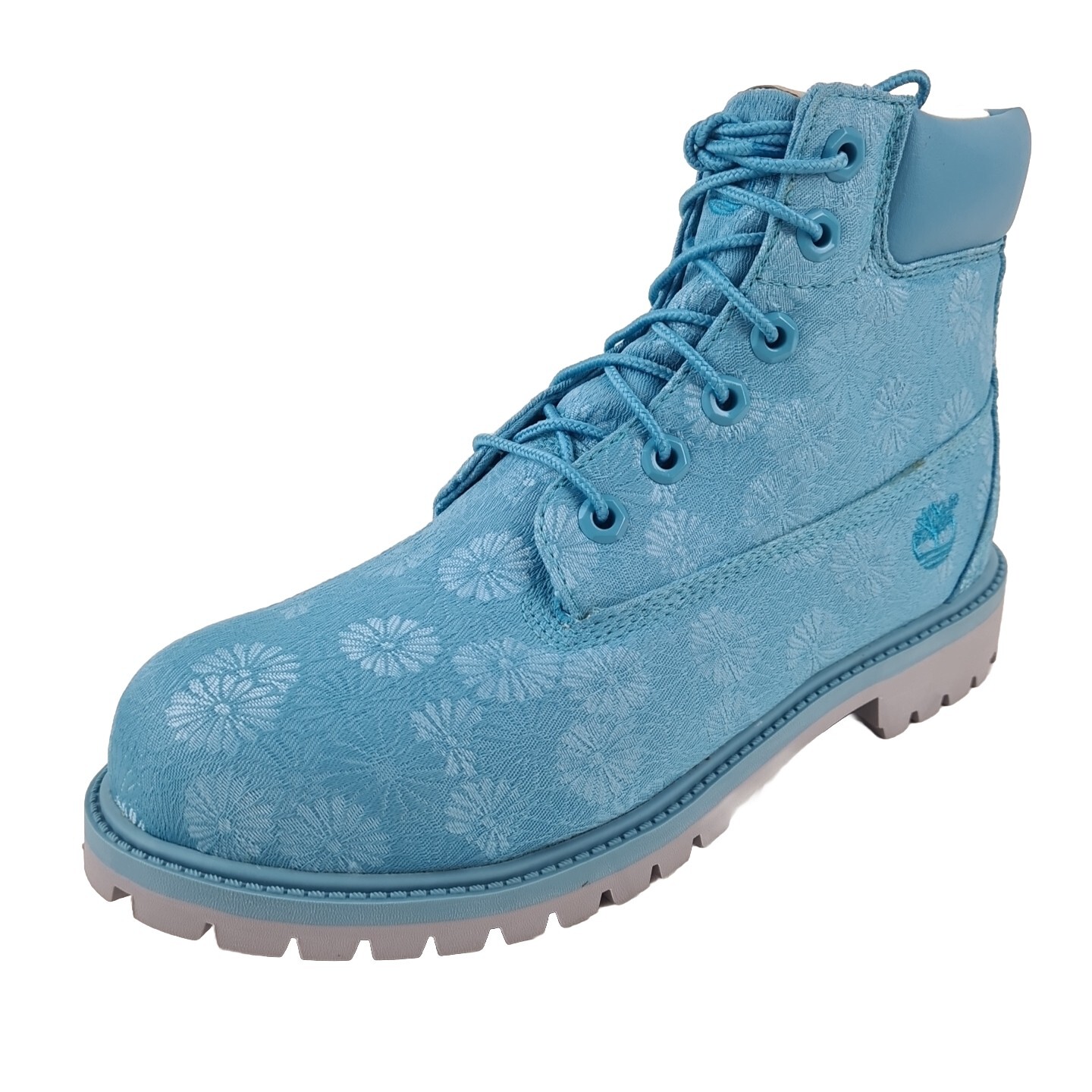 🚨 Timberland 6 IN Classic Boots TB0A174M Blue Floral Size 7 Girls = 8.5 Wmn