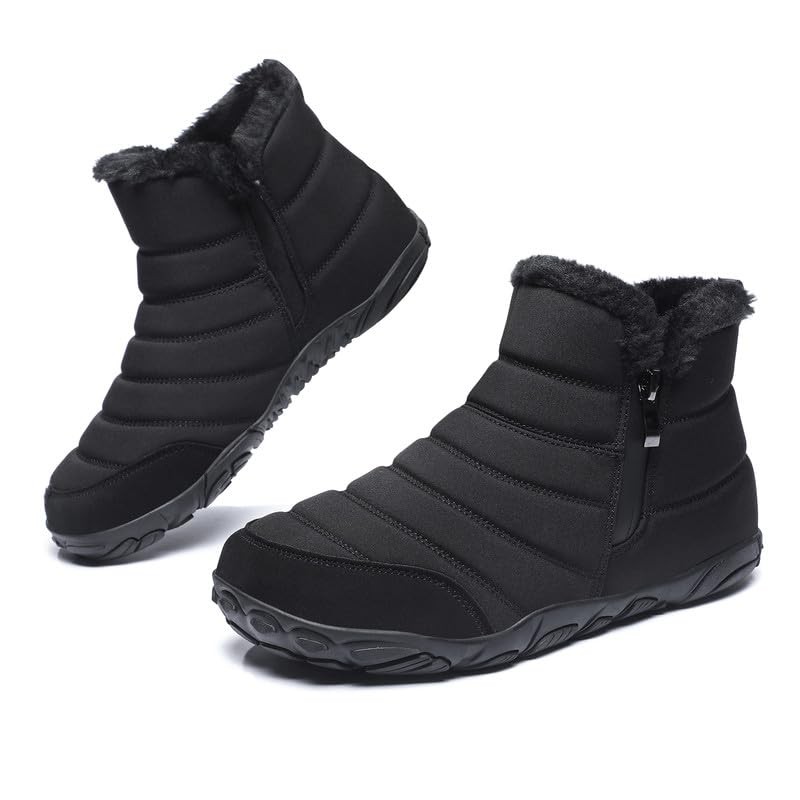 Barefoot shoes men women winter boots winter shoes snow boots black EUR43