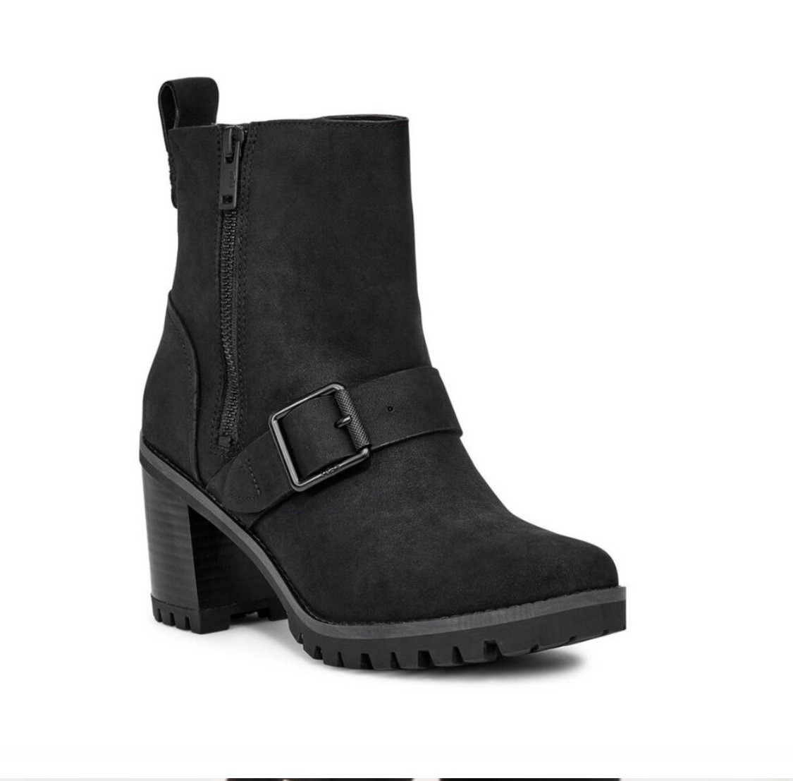 UGG FERN WATERPROOF WOMEN BOOTS LEATHER BLACK US 10 /UK 8 /EU 41